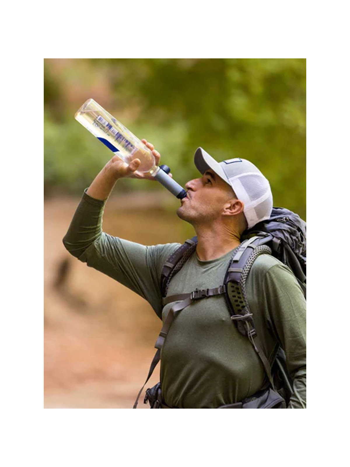 LifeStraw Filtr uzdatniający do wody Peak Solo Niebieski