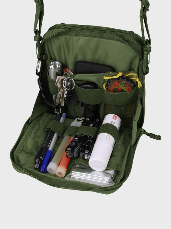 MAGNUM ORGANIZER SASZETKA NA RAMIĘ POCKET OLIWKOWY