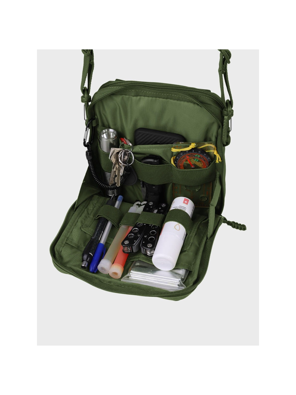 MAGNUM ORGANIZER SASZETKA NA RAMIĘ POCKET OLIWKOWY