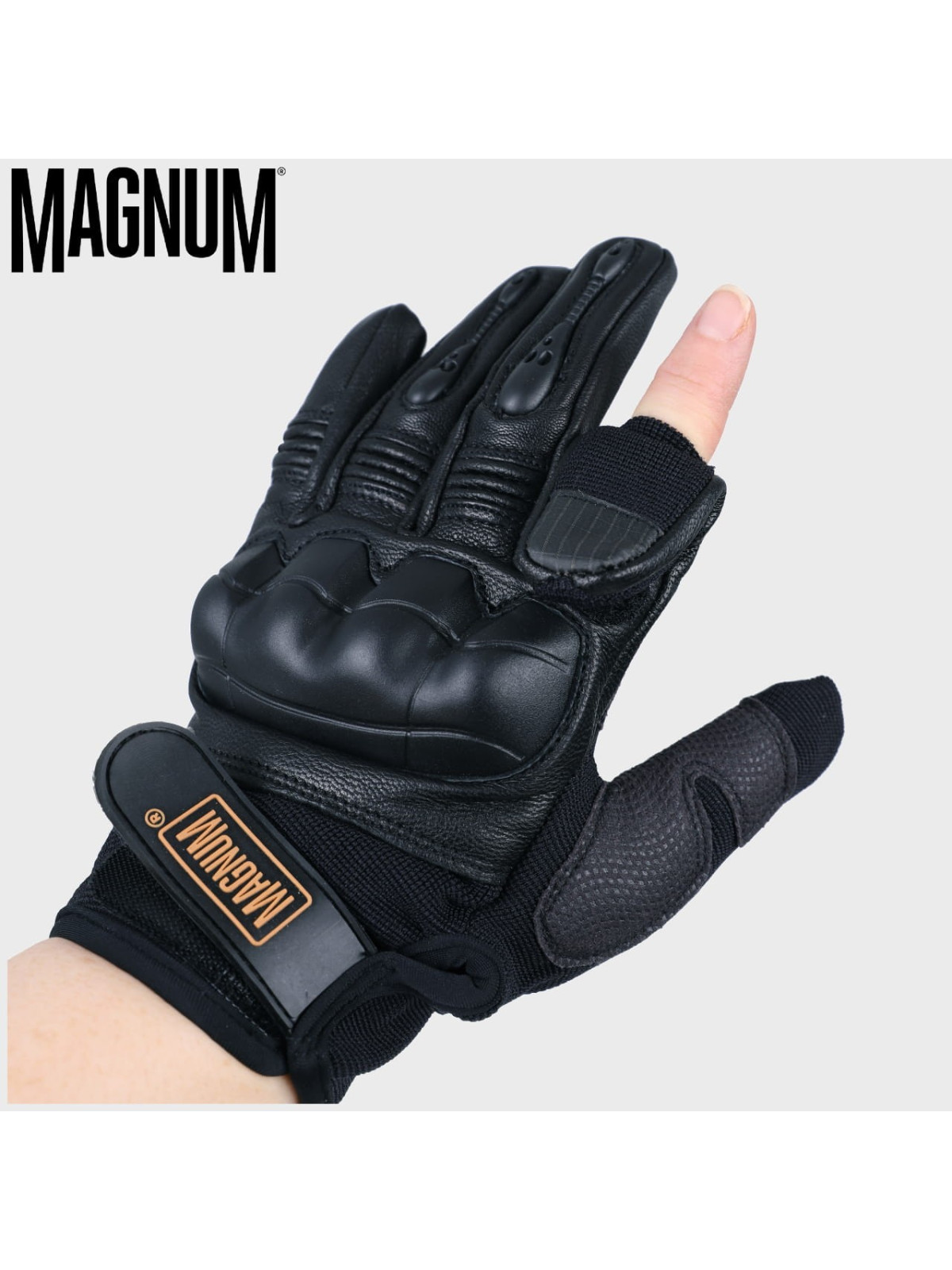 MAGNUM RĘKAWICE STAMPER STRZELECKIE CZARNE XXL