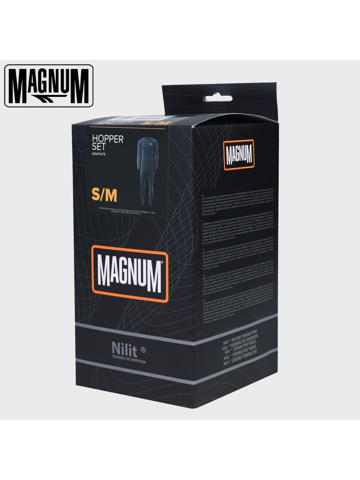 MAGNUM BIELIZNA TERMOAKTYWNA HOPPER CZARNA S/M
