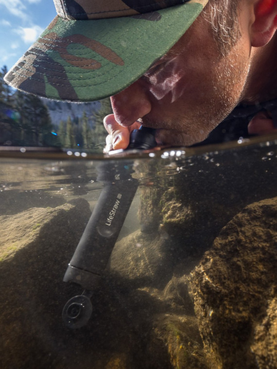 LifeStraw Filtr uzdatniający do wody Peak Personal Ciemnoszary