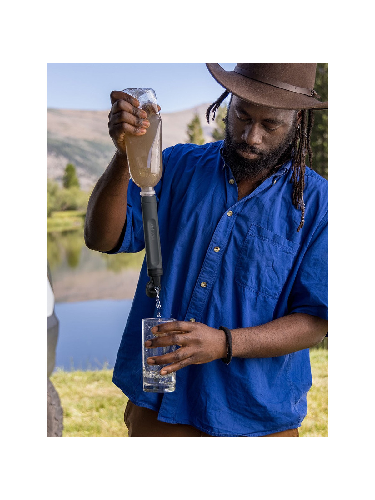 LifeStraw Filtr uzdatniający do wody Peak Personal Ciemnoszary