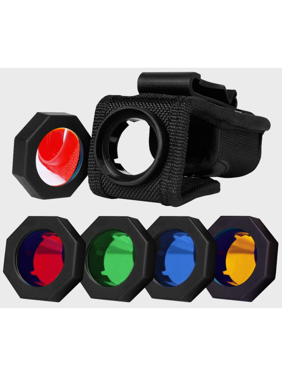 LEDLENSER ZESTAW POKROWIEC NA LATARKĘ + FILTRY 4 KOLORY