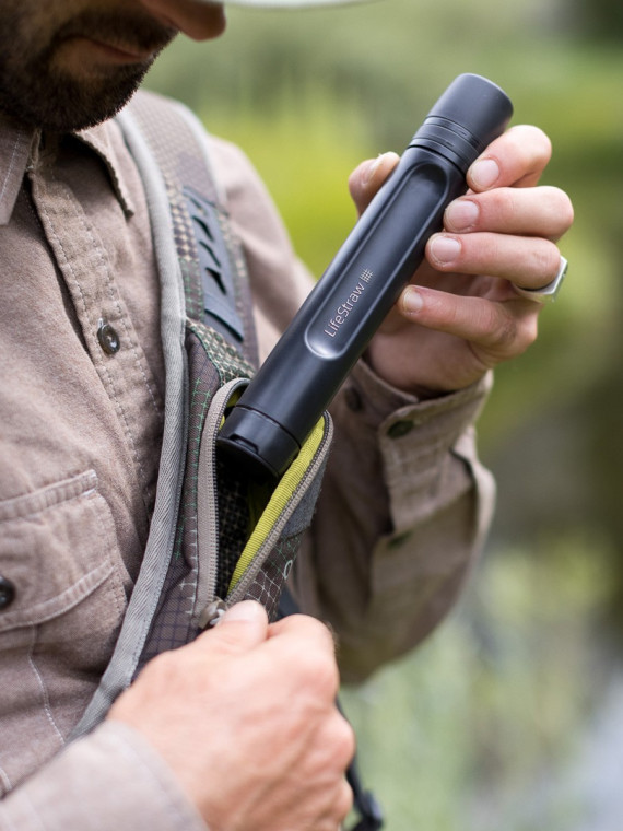 LifeStraw Filtr uzdatniający do wody Peak Personal Ciemnoszary