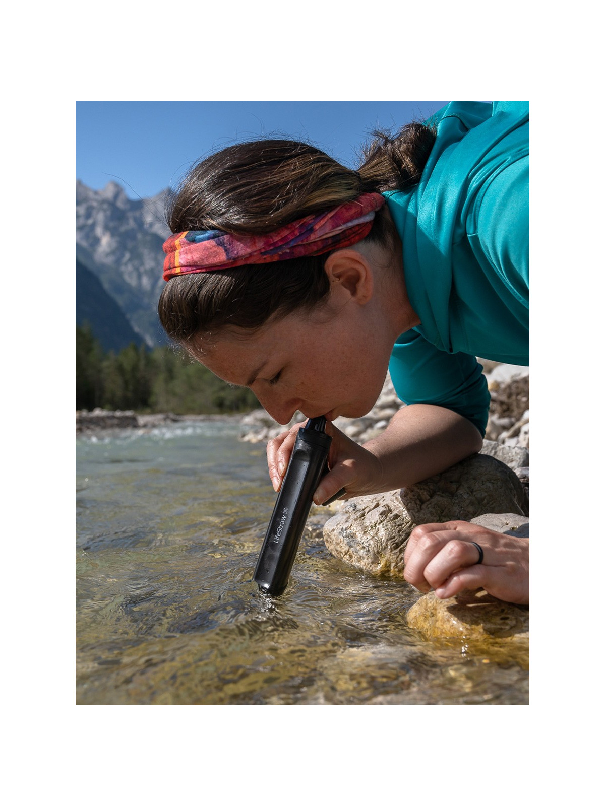 LifeStraw Filtr uzdatniający do wody Peak Personal Ciemnoszary