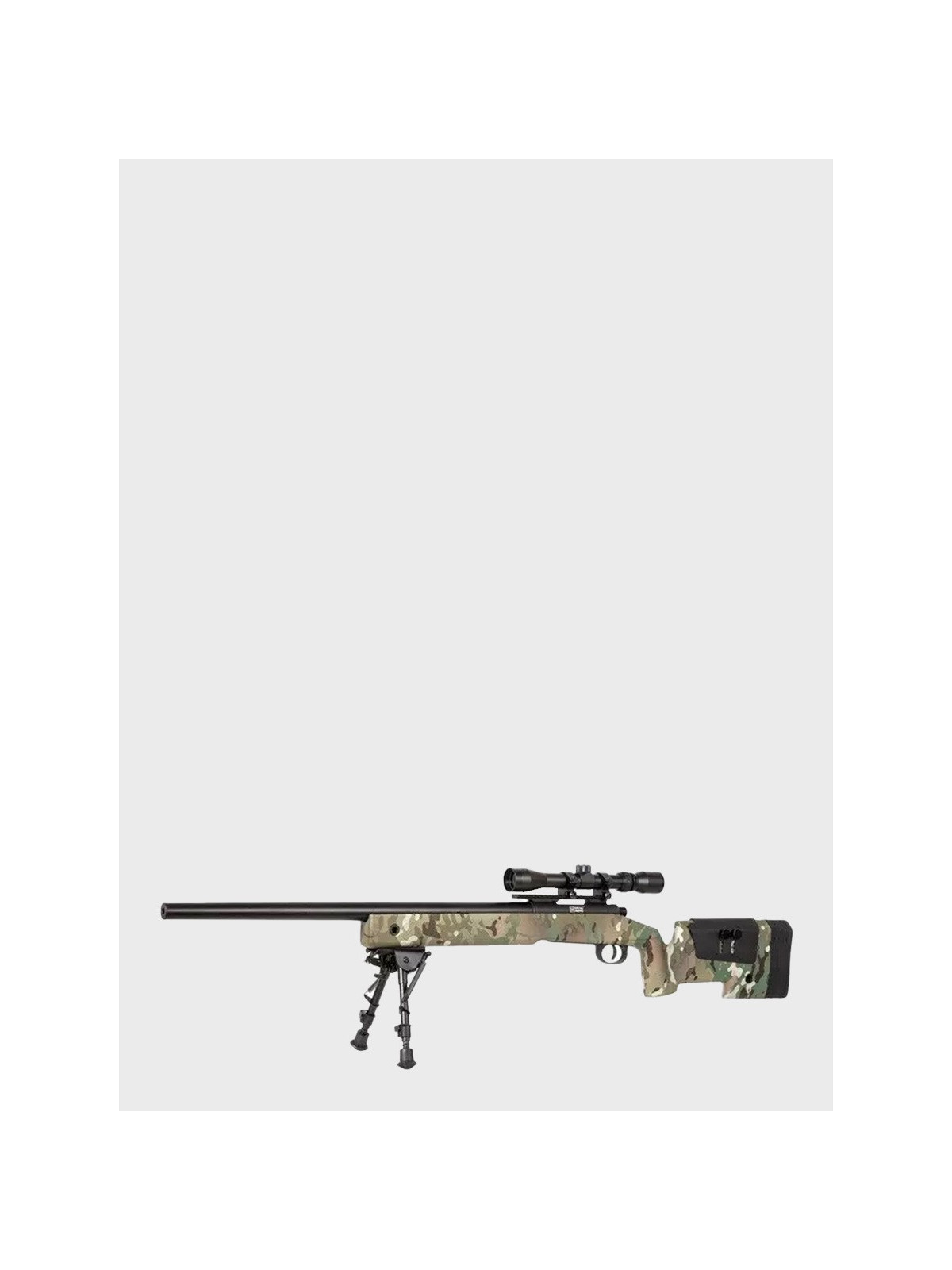 SPECNA ARMS Replika Karabinu Wyborowego SA-S02 CORE High Velocity z lunetą i dwójnogiem Multicam