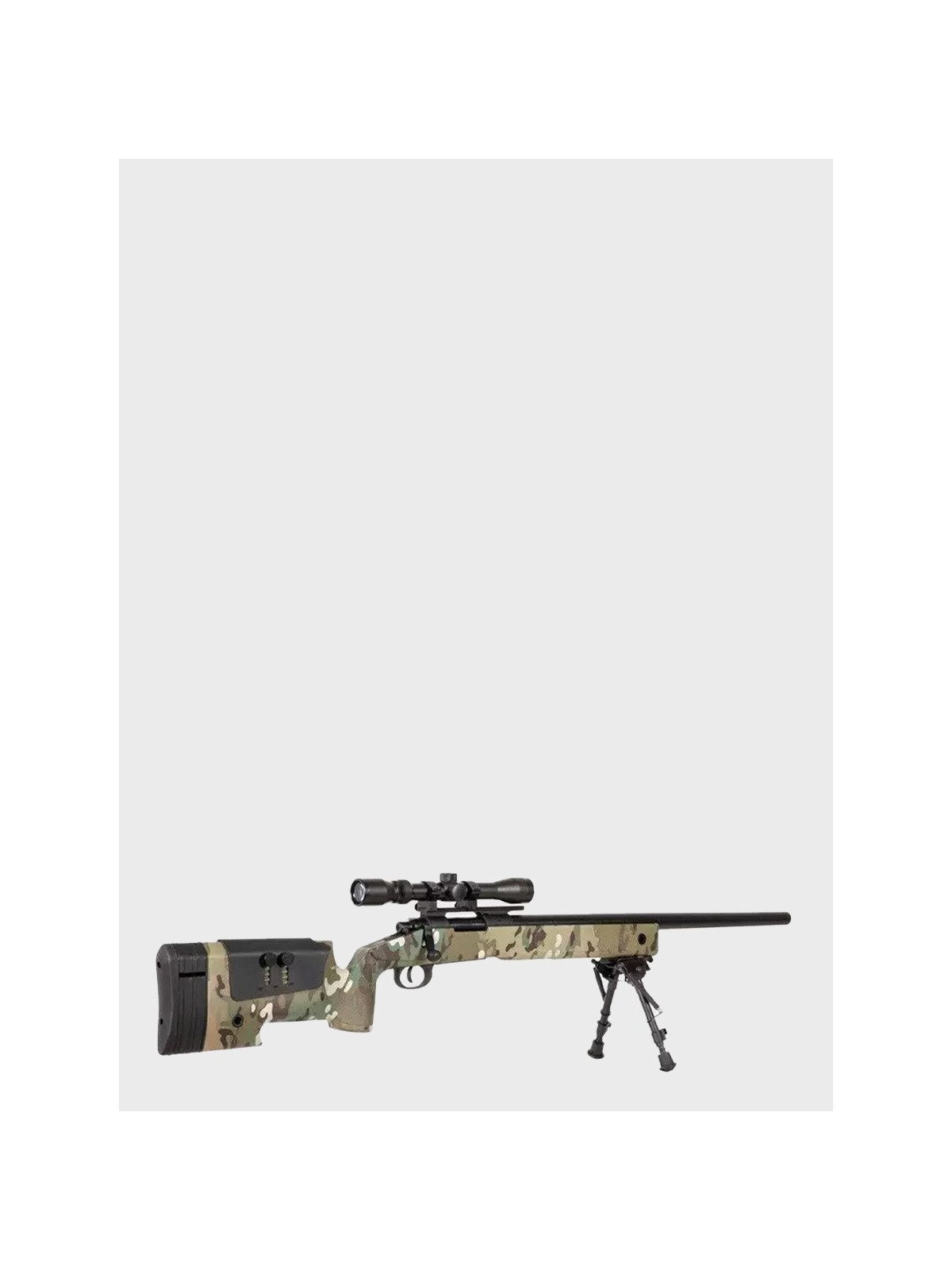 SPECNA ARMS Replika Karabinu Wyborowego SA-S02 CORE High Velocity z lunetą i dwójnogiem Multicam