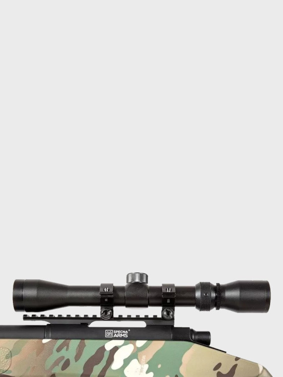 SPECNA ARMS Replika Karabinu Wyborowego SA-S02 CORE High Velocity z lunetą i dwójnogiem Multicam
