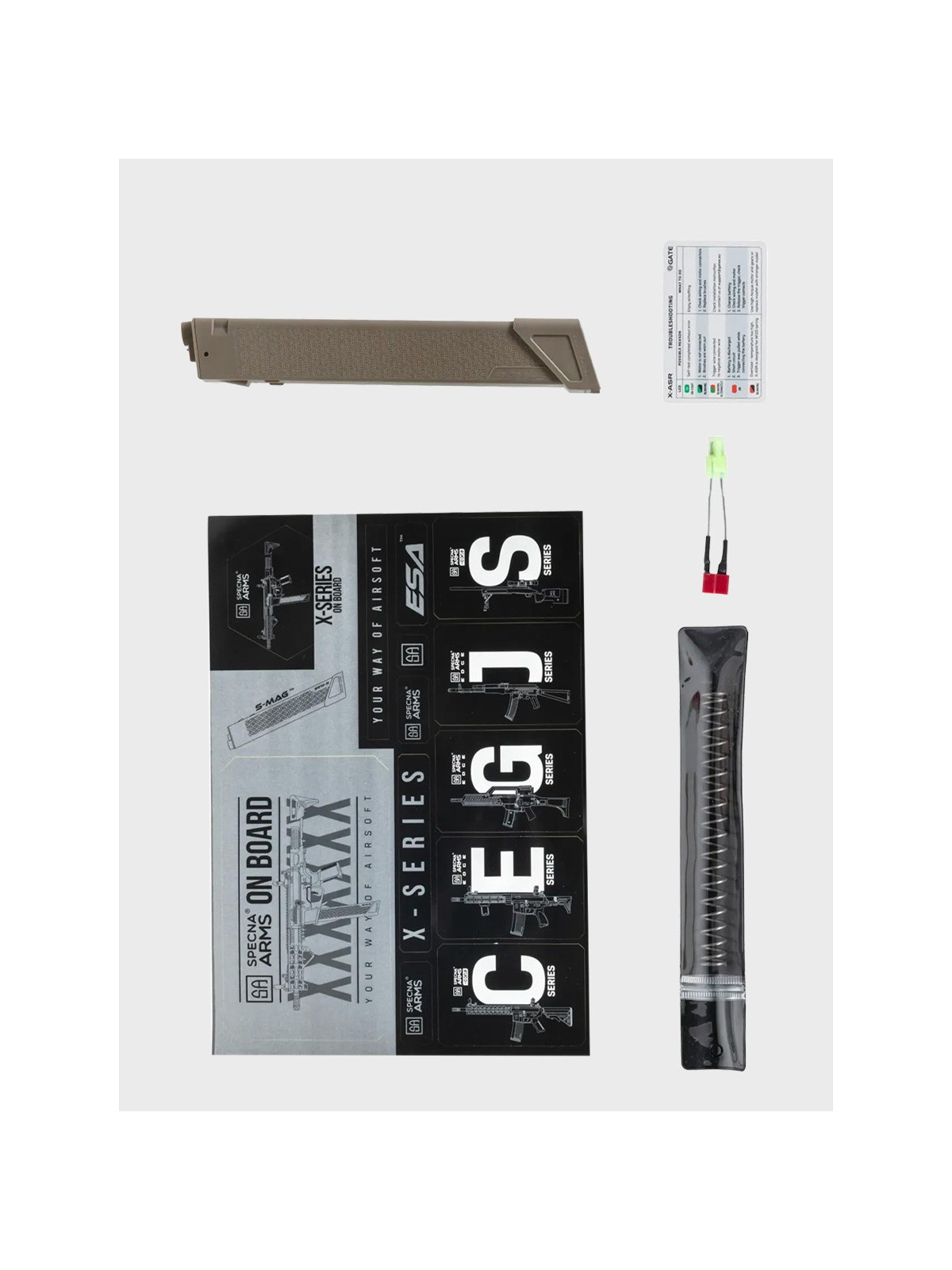 SPECNA ARMS Karabinek szturmowy ASG replika SA-FX01 FLEX Gen.2  GATE X-ASR Half-Tan