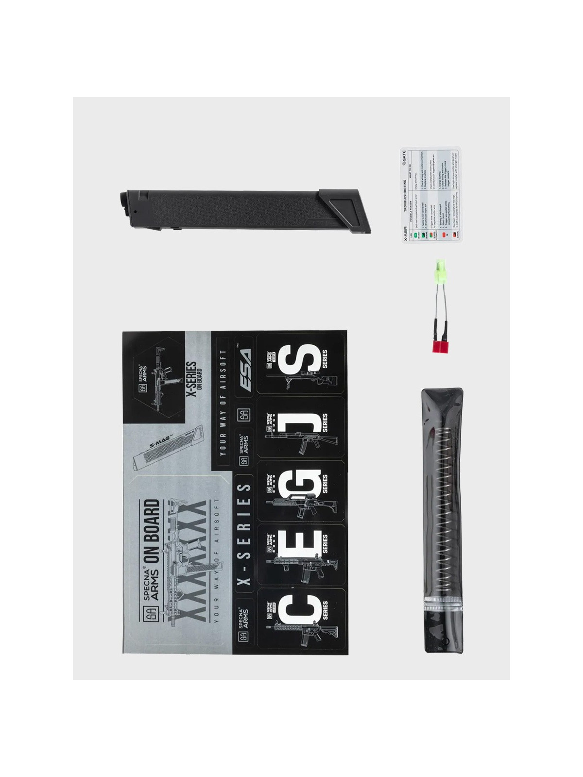 SPECNA ARMS Karabinek szturmowy ASG replika SA-FX01 FLEX Gen.2  GATE X-ASR Czarny