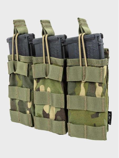 SPECNA ARMS Potrójna Ładownica Open na magazynki M4/M16 Tactical Multicam Tropic
