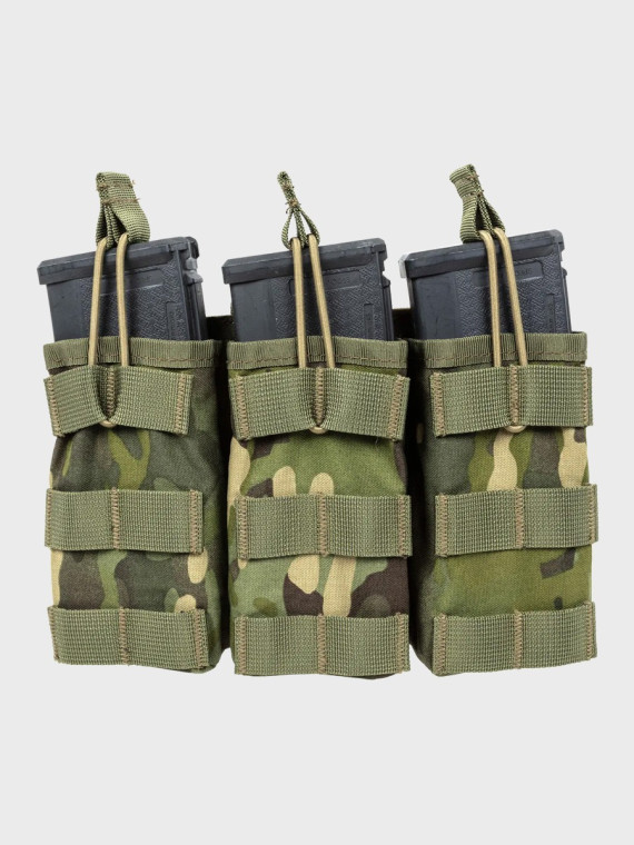 SPECNA ARMS Potrójna Ładownica Open na magazynki M4/M16 Tactical Multicam Tropic