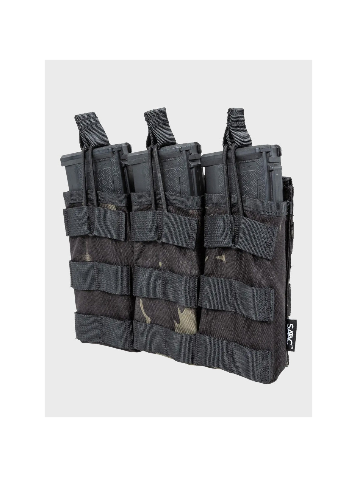 SPECNA ARMS Potrójna Ładownica Open na magazynki M4/M16 Tactical Multicam Black