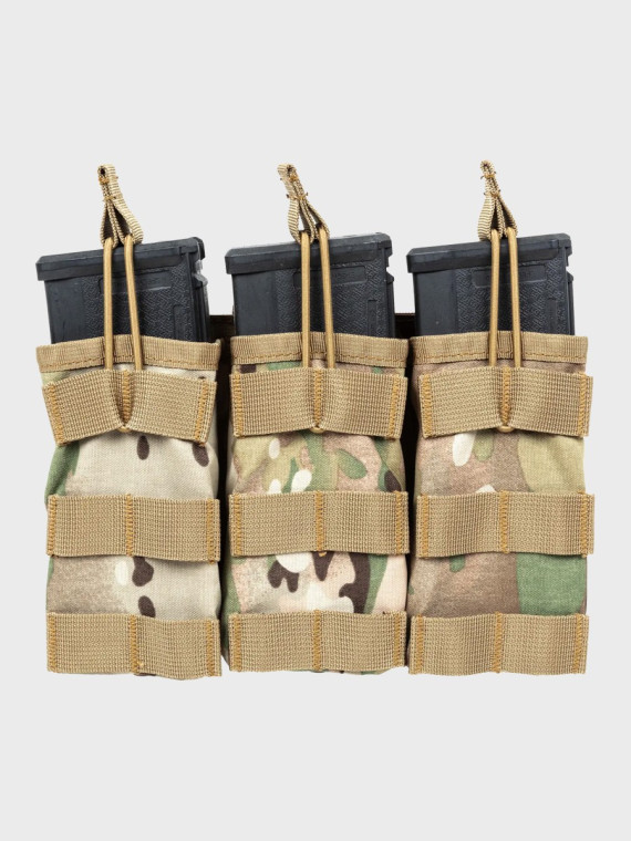 SPECNA ARMS Potrójna Ładownica Open na magazynki M4/M16 Tactical Multicam