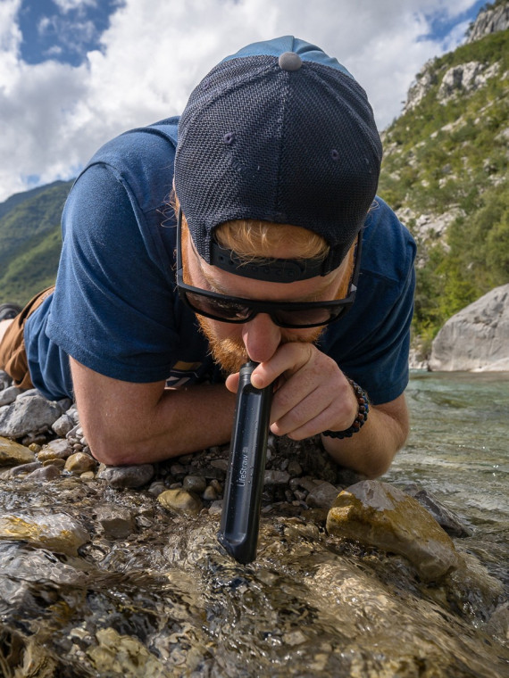 LifeStraw Filtr uzdatniający do wody Peak Personal Ciemnoszary