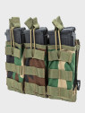 SPECNA ARMS Potrójna Ładownica Open na magazynki M4/M16 Tactical Woodland