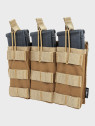 SPECNA ARMS Potrójna Ładownica Open na magazynki M4/M16 Tactical Tan