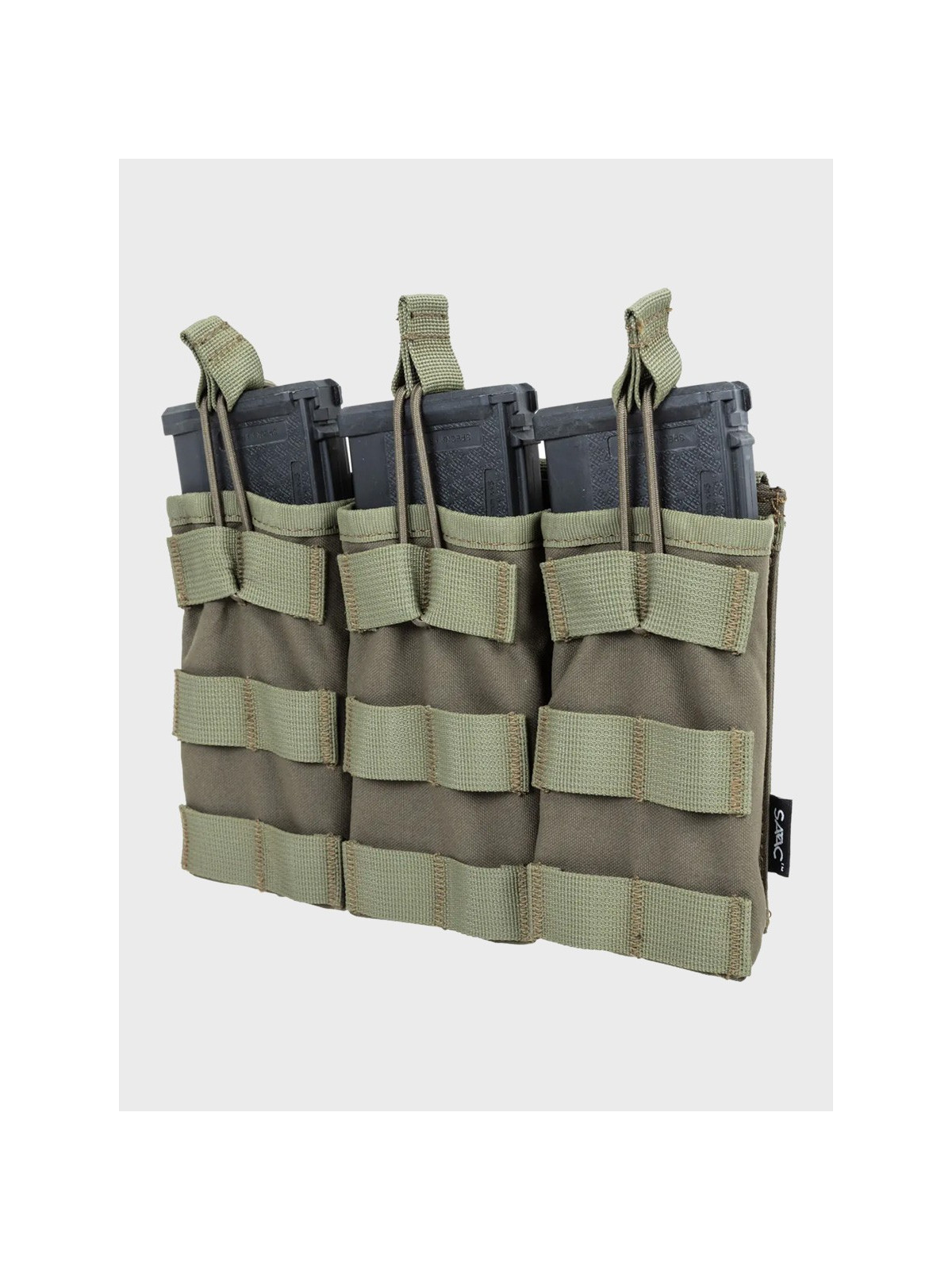 SPECNA ARMS Potrójna Ładownica Open na magazynki M4/M16 Tactical Oliwkowa