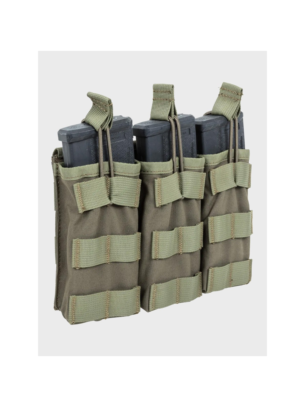 SPECNA ARMS Potrójna Ładownica Open na magazynki M4/M16 Tactical Oliwkowa