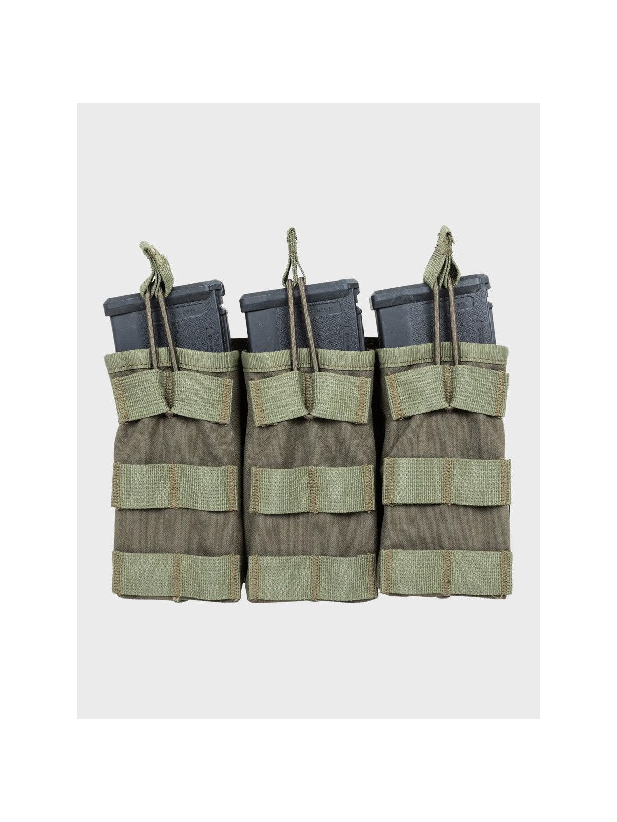 SPECNA ARMS Potrójna Ładownica Open na magazynki M4/M16 Tactical Oliwkowa