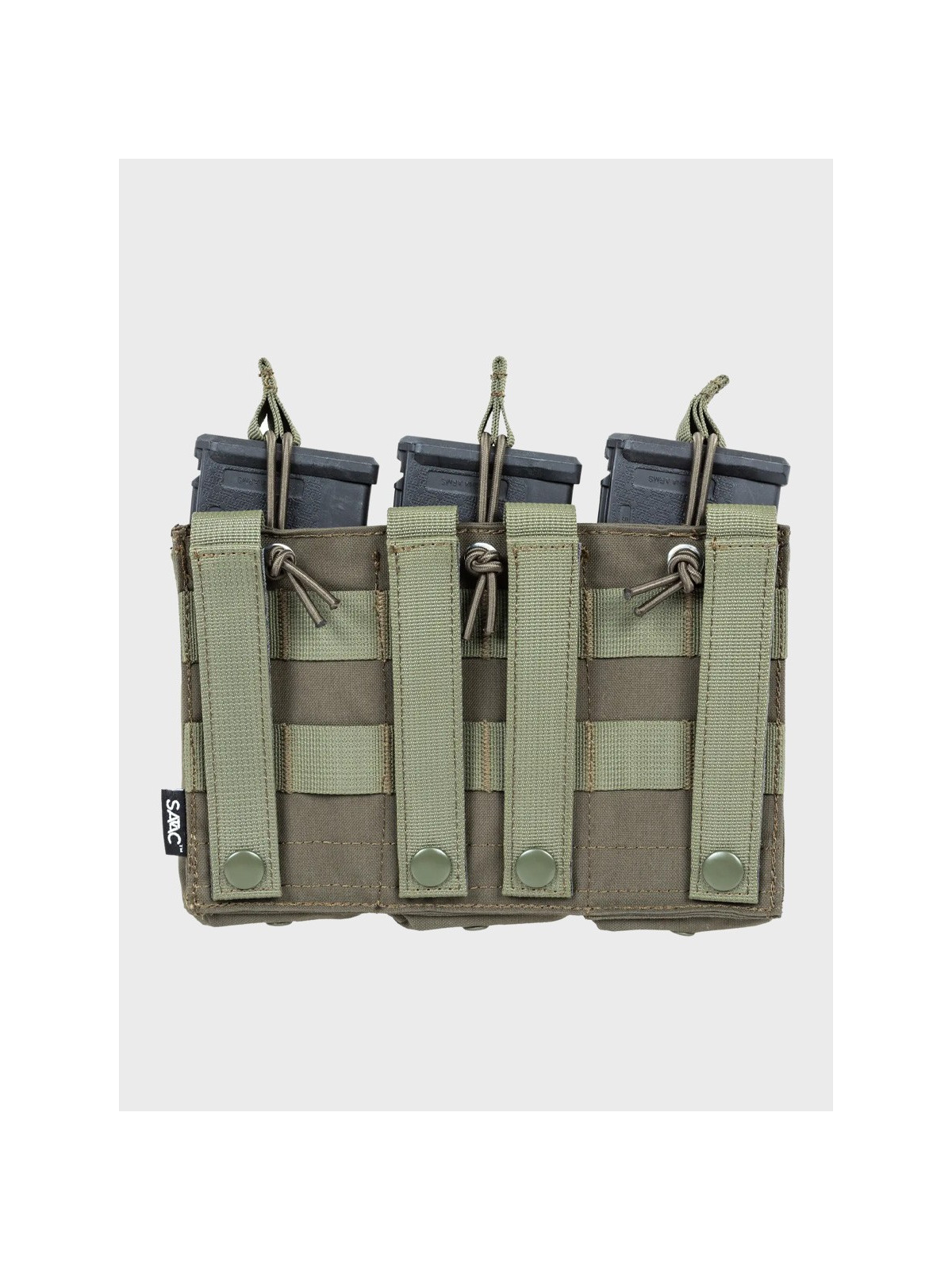 SPECNA ARMS Potrójna Ładownica Open na magazynki M4/M16 Tactical Oliwkowa