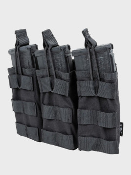 SPECNA ARMS Potrójna Ładownica Open na magazynki M4/M16 Tactical Czarna