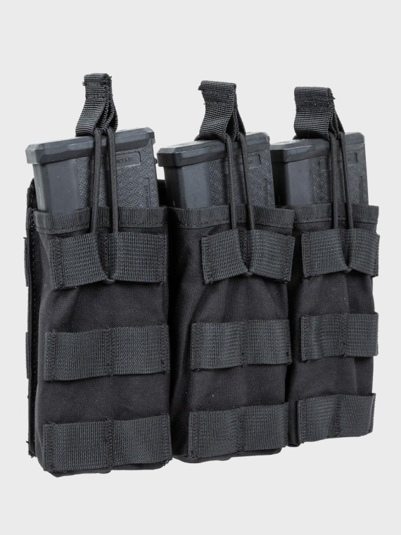 SPECNA ARMS Potrójna Ładownica Open na magazynki M4/M16 Tactical Czarna