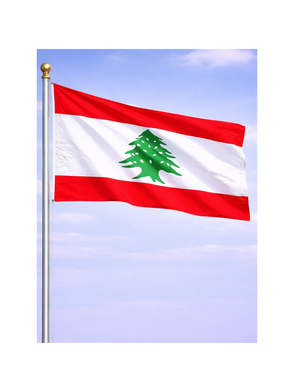 FOSCO INDUSTRIES Flaga na maszt Libanu Liban 98  x 150 cm