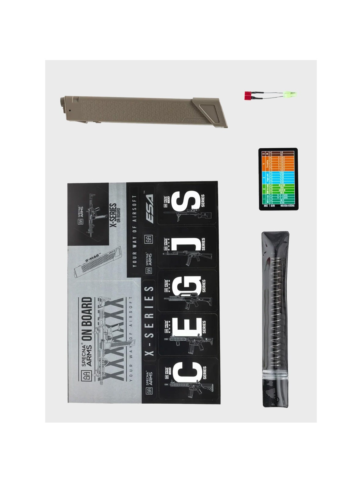SPECNA ARMS Karabinek szturmowy ASG replika SA-FX01 FLEX Gen.2 Half-Tan