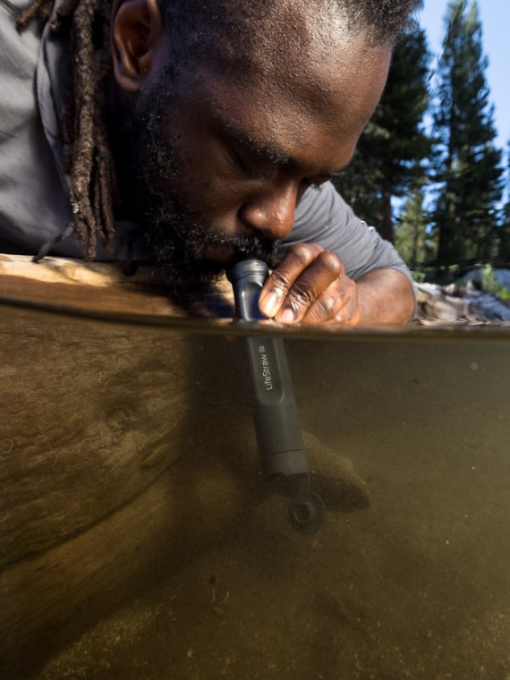 LifeStraw Filtr uzdatniający do wody Peak Personal Ciemnoszary