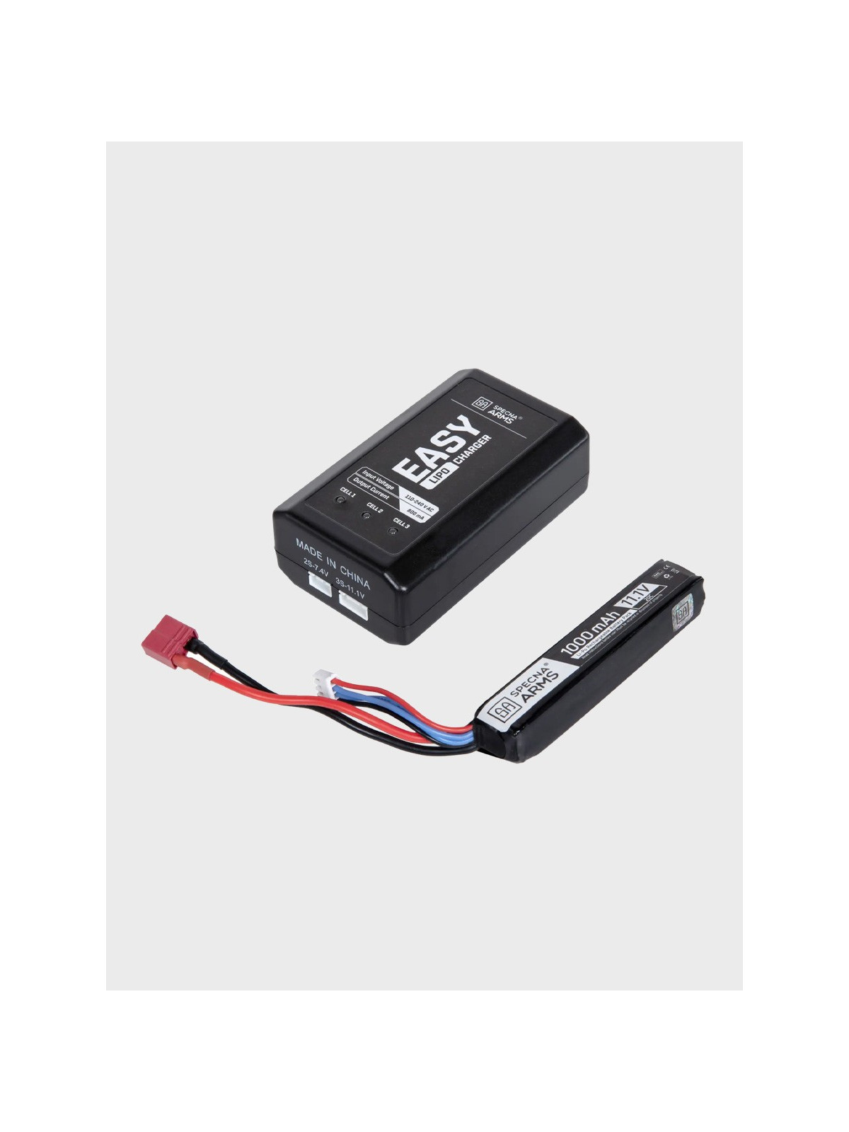 SPECNA ARMS Zestaw Easy Ładowarka i Akumulator litowo-polimerowy 11,1V 1000mAh 20C/40C