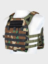SPECNA ARMS Kamizelka taktyczna Plate Carrier z panelem szturmowym Woodland