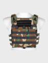 SPECNA ARMS Kamizelka taktyczna Plate Carrier z panelem szturmowym Woodland