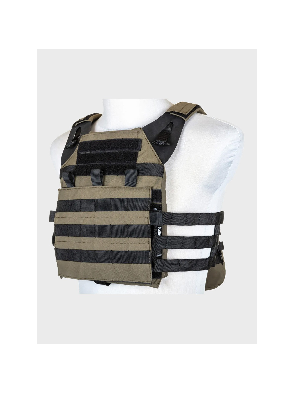 SPECNA ARMS Kamizelka taktyczna Plate Carrier z panelem szturmowym Ranger Green