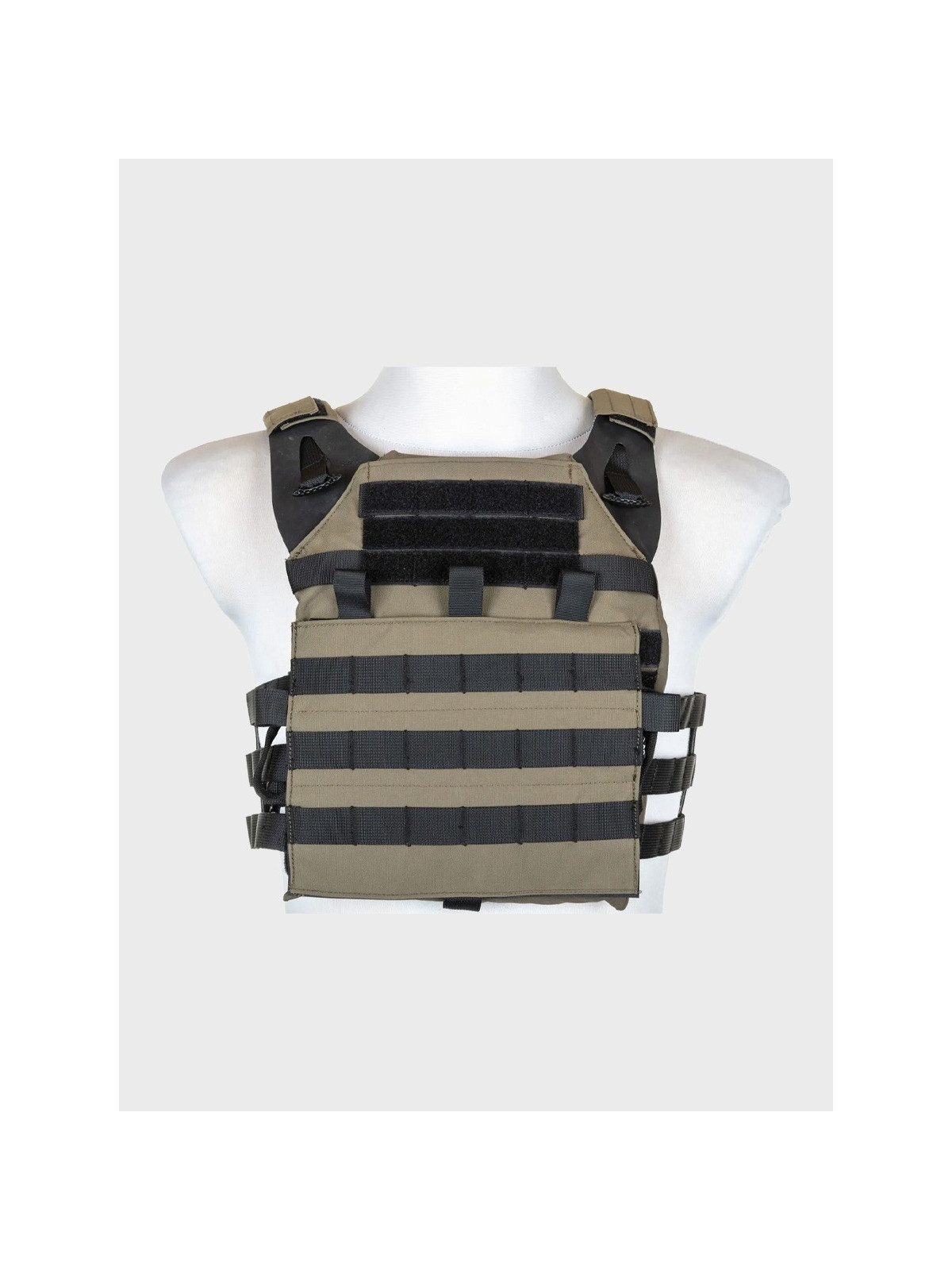 SPECNA ARMS Kamizelka taktyczna Plate Carrier z panelem szturmowym Ranger Green