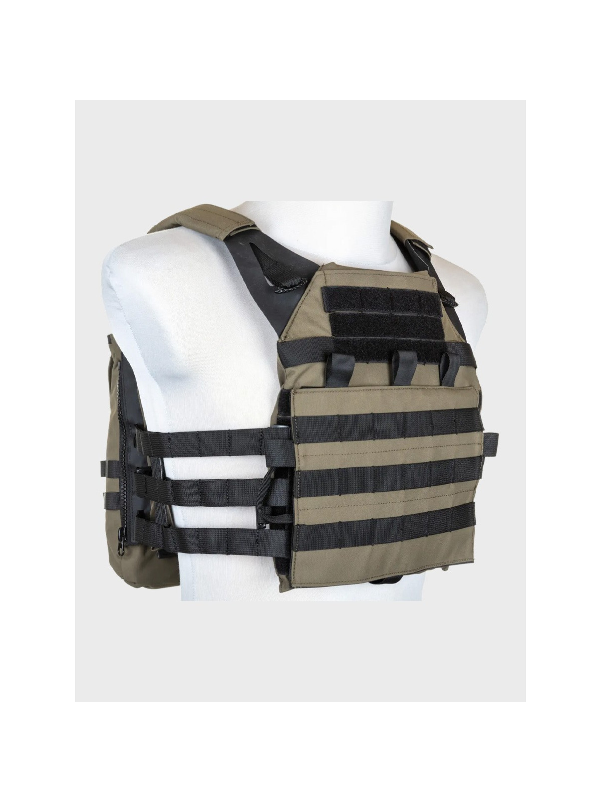 SPECNA ARMS Kamizelka taktyczna Plate Carrier z panelem szturmowym Ranger Green