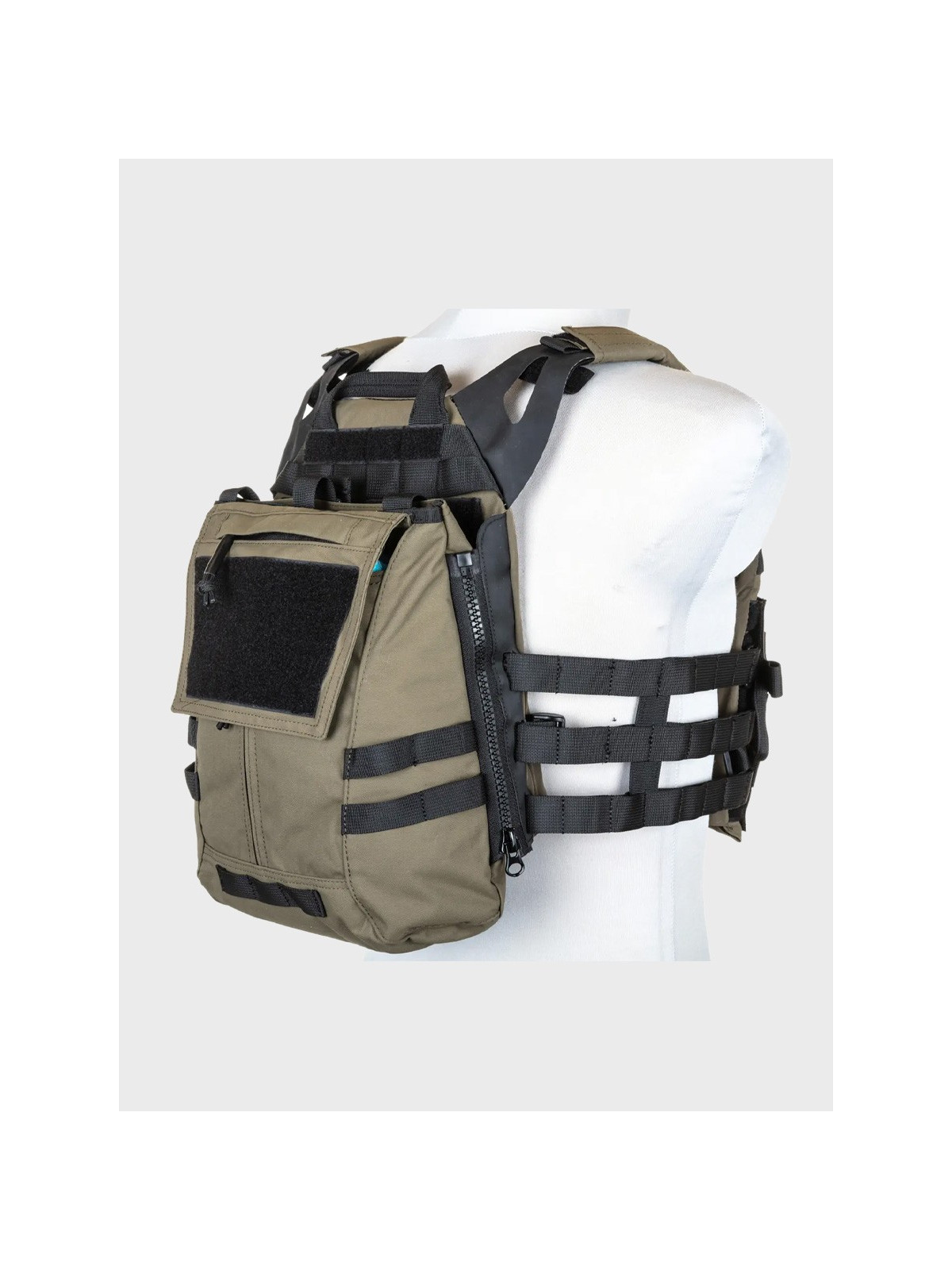 SPECNA ARMS Kamizelka taktyczna Plate Carrier z panelem szturmowym Ranger Green