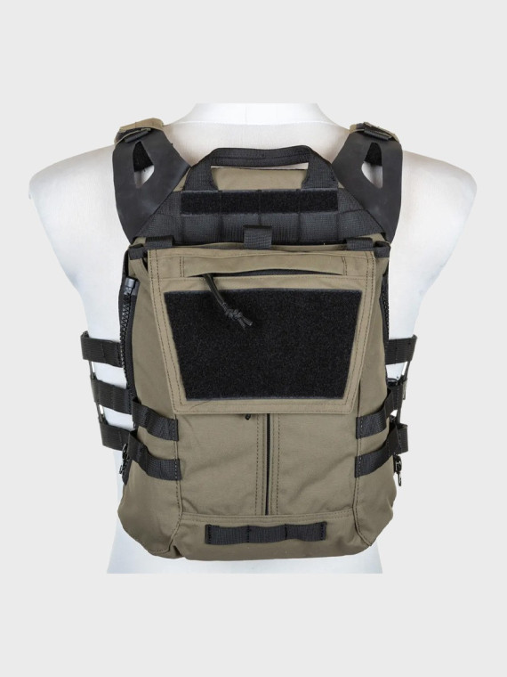 SPECNA ARMS Kamizelka taktyczna Plate Carrier z panelem szturmowym Ranger Green
