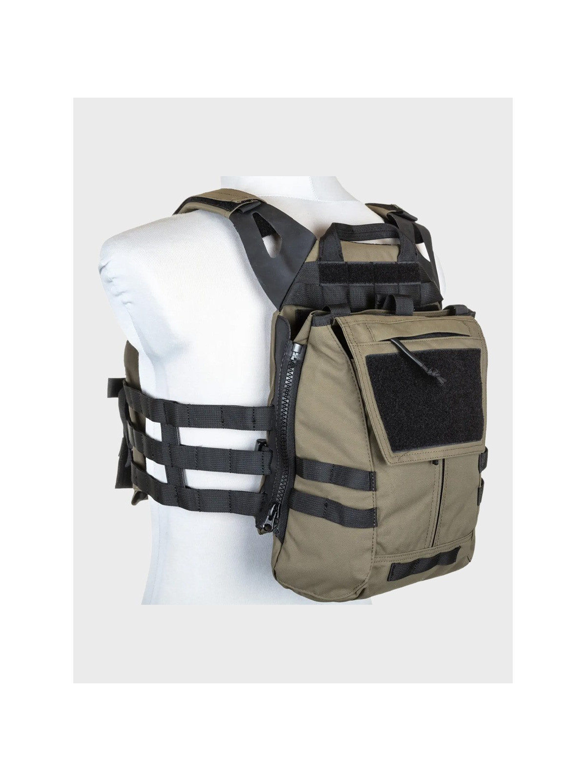 SPECNA ARMS Kamizelka taktyczna Plate Carrier z panelem szturmowym Ranger Green