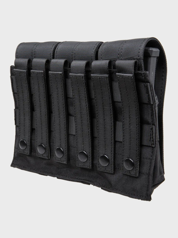 SPECNA ARMS Potrójna ładownica z klapą na magazynki M4/M16 Czarna