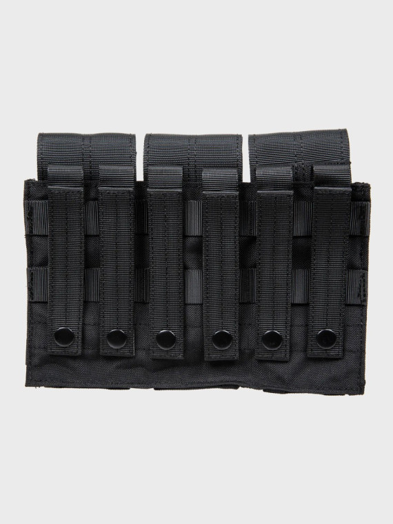 SPECNA ARMS Potrójna ładownica z klapą na magazynki M4/M16 Czarna