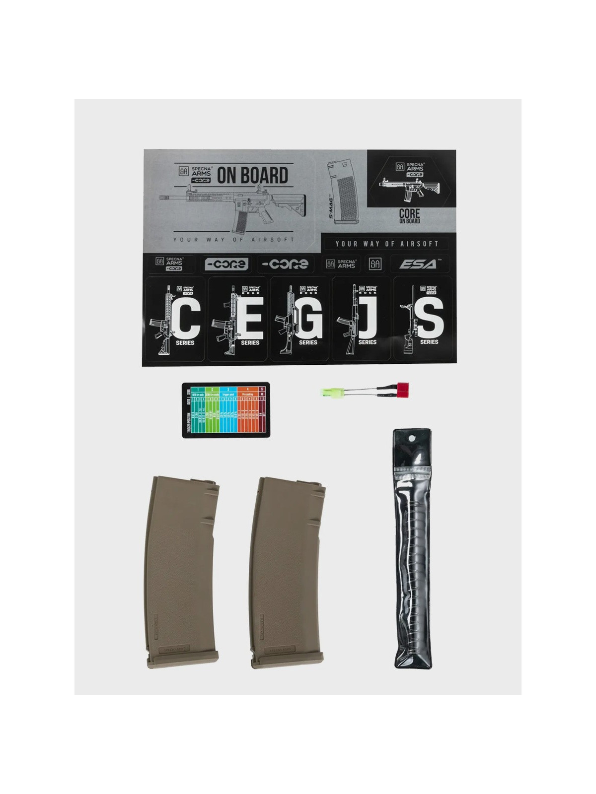 SPECNA ARMS Replika Karabinka SA-C17 CORE HAL ETU Gen.2 Half-Tan