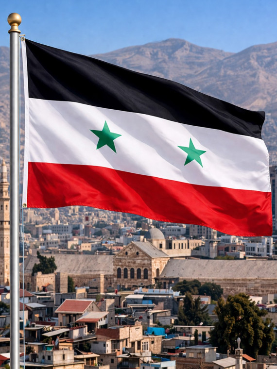 FOSCO INDUSTRIES Flaga na maszt Syrii Syria 100  x 154 cm