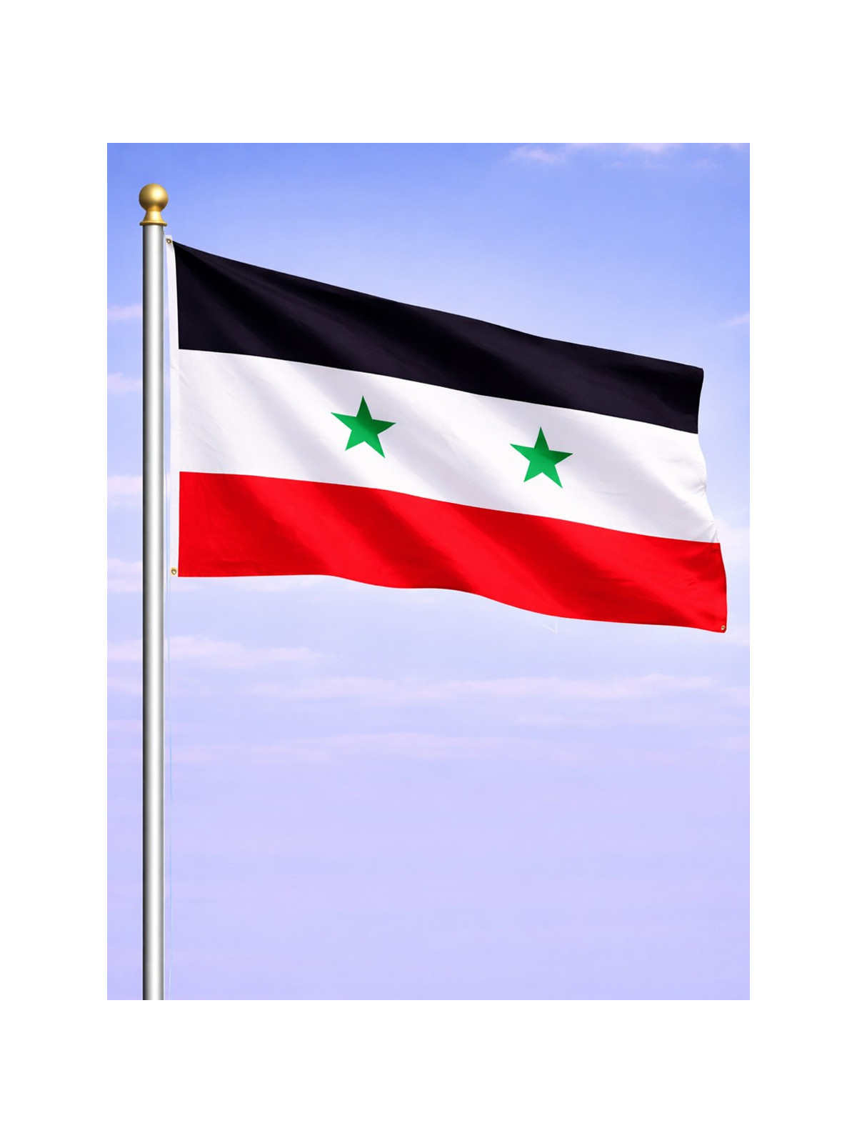 FOSCO INDUSTRIES Flaga na maszt Syrii Syria 100  x 154 cm
