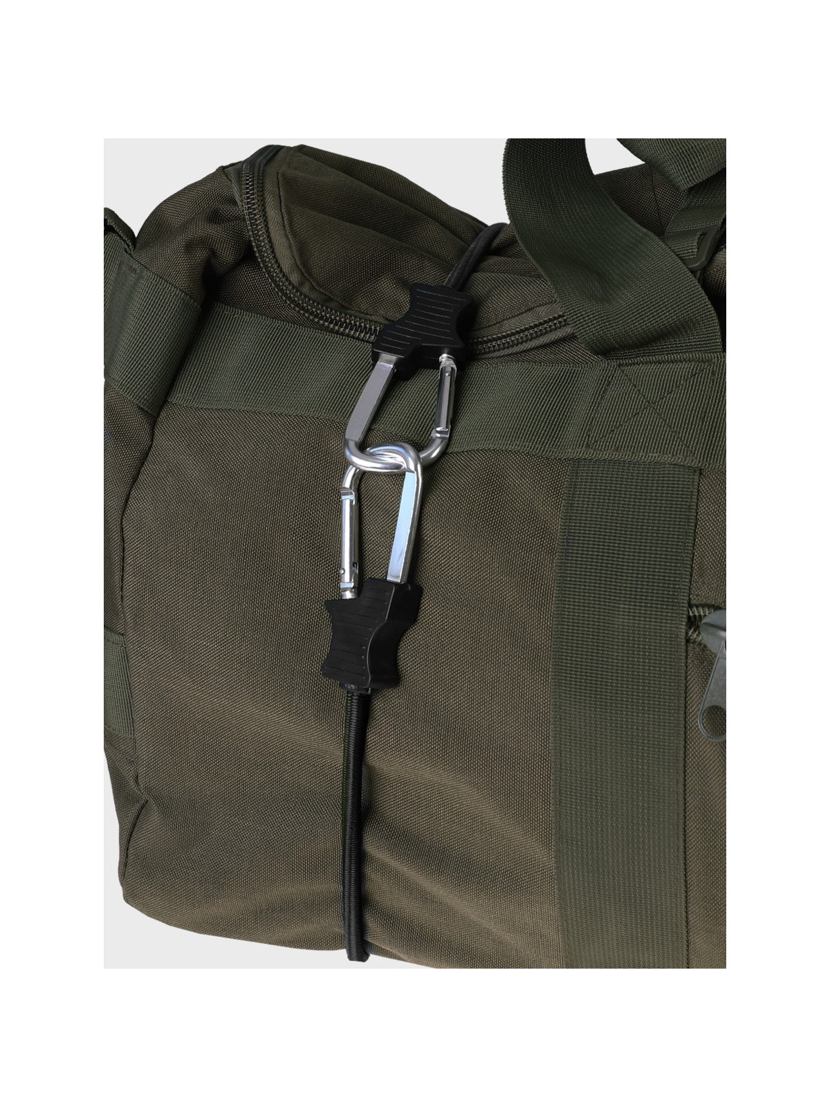 FOSCO INDUSTRIES Elastyczna lina z haczykami ekspandor 2 szt 60 cm Czarna