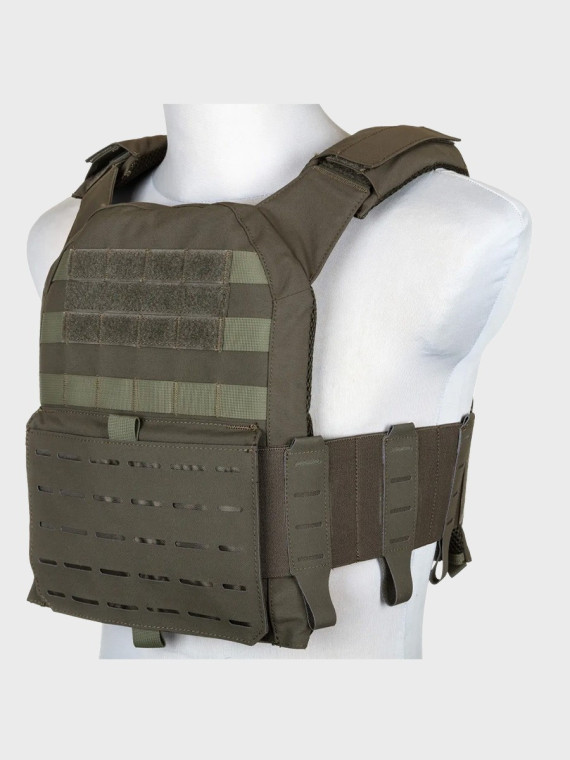 SPECNA ARMS Kamizelka Taktyczna SATAC Plate Carrier Advanced MOLLE Oliwkowa