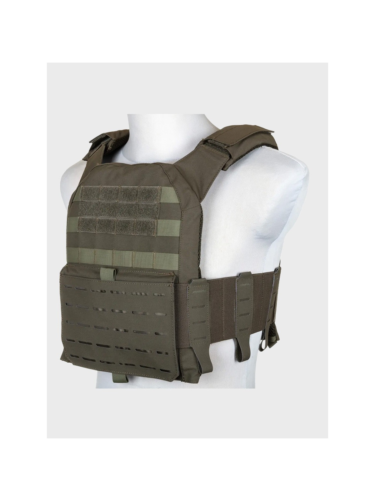 SPECNA ARMS Kamizelka Taktyczna SATAC Plate Carrier Advanced MOLLE Oliwkowa