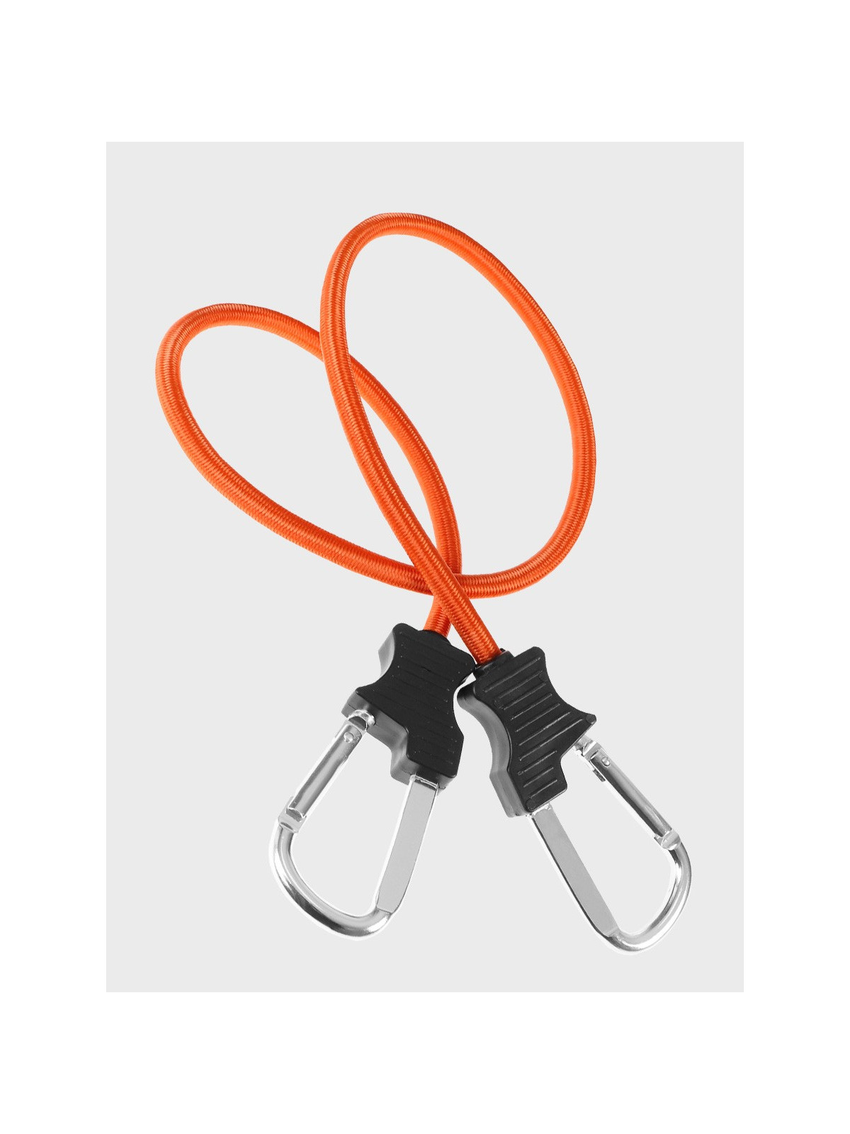FOSCO INDUSTRIES Elastyczna lina z haczykami ekspandor 2 szt 60 cm pomarańczowa