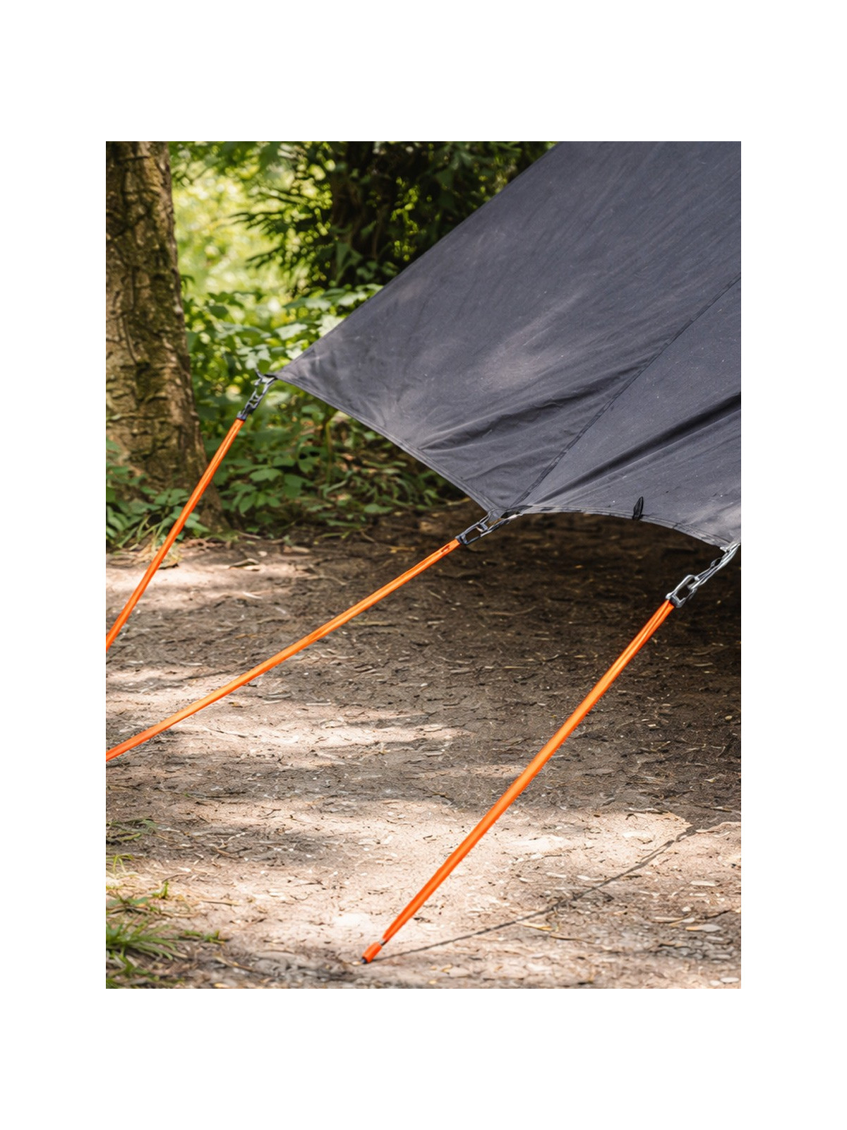 FOSCO INDUSTRIES Elastyczna lina z haczykami ekspandor 2 szt 60 cm pomarańczowa